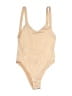 Vitamin A Tweed Gold One Piece Swimsuit Size 8 - photo 1