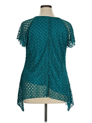 DressBarn Short Sleeve Blouse (view 2)