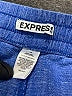 Express Chevron-herringbone Blue Athletic Shorts Size 12 - photo 3