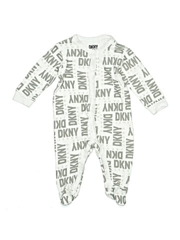 DKNY Long Sleeve Onesie (view 1)