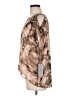 Jennifer Lopez 100% Polyester Tie-dye Brown Sleeveless Blouse Size M - photo 5