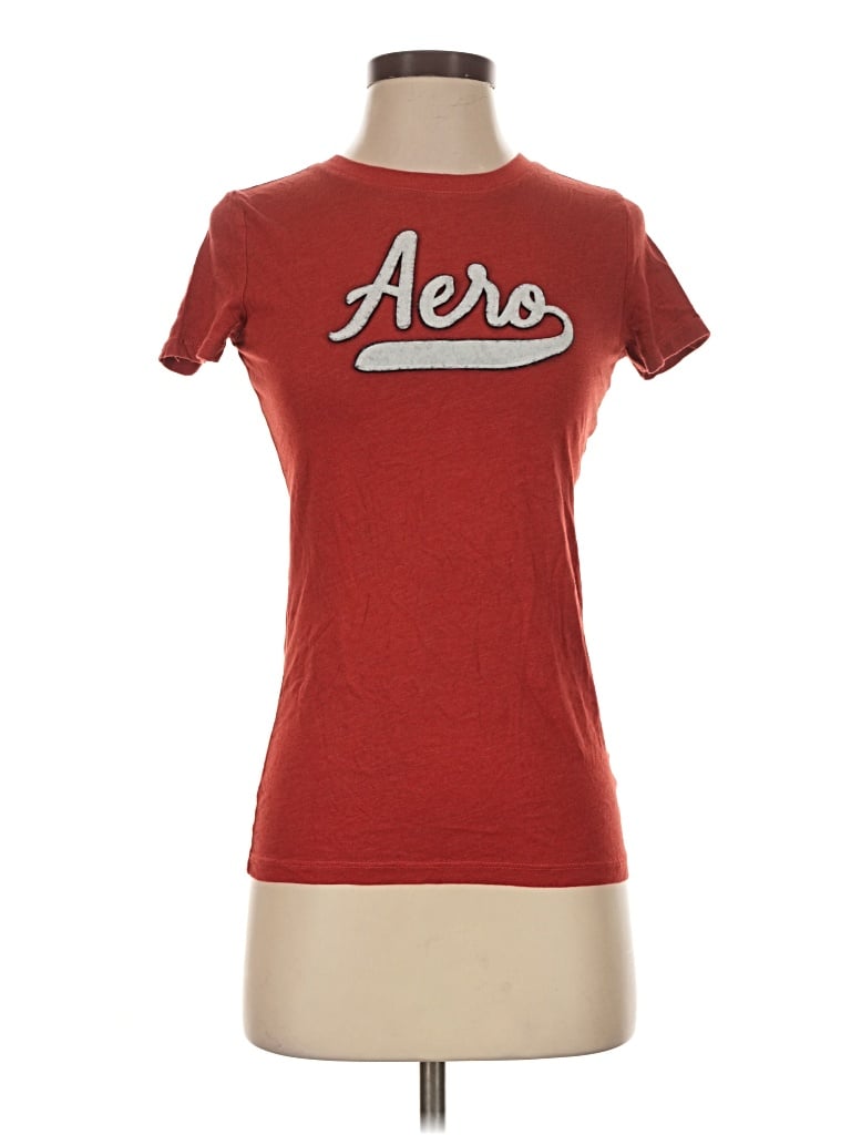 Pre-owned Aéropostale Short Sleeve T-shirt In Red