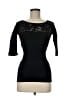 Bebe Floral Black 3/4 Sleeve Top Size Med - Lg - photo 1