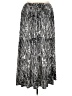 Robert Louis Print Silver Casual Skirt Size 3X - photo 1