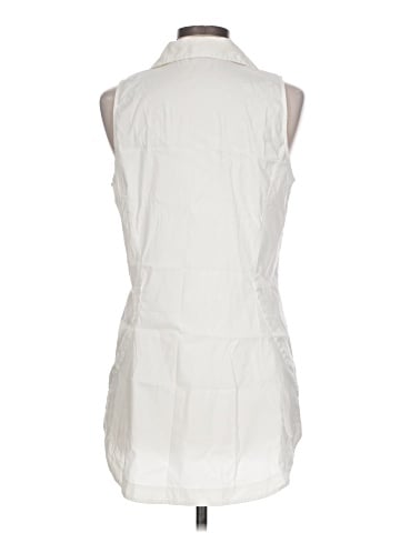 Lafayette 148 New York Sleeveless Button-Down Shirt (view 2)