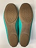 Talbots 100% Leather Green Flats Size 7 1/2 - photo 5