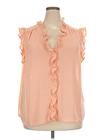 ELOQUII Sleeveless Blouse (view 1)
