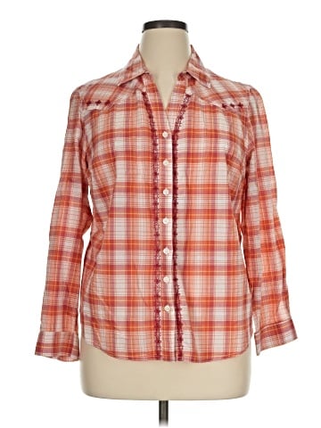Bit & Bridle Long Sleeve Button-Down Shirt (view 1)
