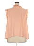 ELOQUII 100% Polyester Orange Sleeveless Blouse Size 22 Plus - photo 2