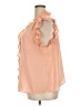 ELOQUII 100% Polyester Orange Sleeveless Blouse Size 22 Plus - photo 5