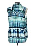 Dana Buchman 100% Polyester Blue Sleeveless T-Shirt Size L - photo 2