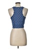 Lou & Grey Blue Sleeveless Blouse Size L - photo 2
