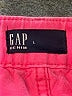 Gap 100% Cotton Solid Pink Shorts Size L - photo 3