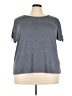 Max Studio Gray Short Sleeve Top Size 3X - photo 1