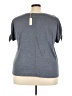 Max Studio Gray Short Sleeve Top Size 3X - photo 2