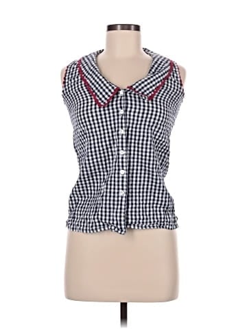 Brora Sleeveless Button-Down Shirt (view 1)