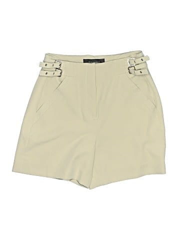 White House Black Market Khaki Shorts (view 1)