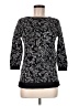 Ann Taylor LOFT Outlet Paisley Black Pullover Sweater Size M - photo 1