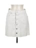Zara Solid White Denim Skirt Size M - photo 1