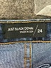 Just Black 100% Spandex Blue Jeans Size 24 waist - photo 7