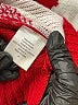 Hooked Up Graphic Red Pullover Sweater Size M - photo 8
