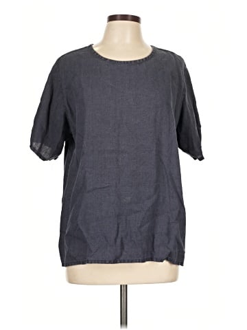 Flax Short Sleeve Blouse (view 1)