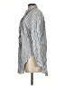 Pilcro Stripes Silver Long Sleeve Button-Down Shirt Size XS - photo 5