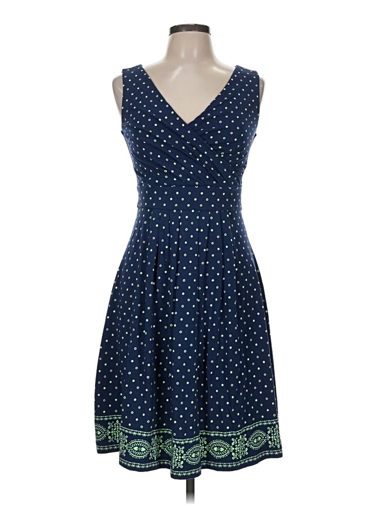 Pre-owned Lands' End Casual Dress In Blue
