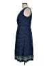 Lands' End Polka Dots Blue Casual Dress Size 6 - 8 - photo 5