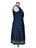 Lands' End Polka Dots Blue Casual Dress Size 6 - 8 - photo 4