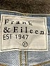 Frank & Eileen 100% Cotton Blue Jeans Size 27 waist - photo 7