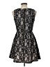 Heart Soul 100% Polyester Paisley Black Cocktail Dress Size L - photo 2