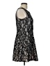 Heart Soul 100% Polyester Paisley Black Cocktail Dress Size L - photo 4