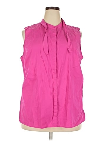 Sejour Sleeveless Button-Down Shirt (view 1)