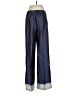 MNG 100% Polyester Stripes Blue Casual Pants Size M - photo 2