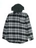 Levi's 100% Cotton Plaid Gray Snow Jacket Size 13 - 15 - photo 1
