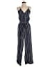J for Justify Chevron-herringbone Blue Jumpsuit Size S - photo 1