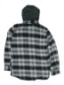 Levi's 100% Cotton Plaid Gray Snow Jacket Size 13 - 15 - photo 2