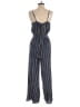 J for Justify Chevron-herringbone Blue Jumpsuit Size S - photo 2
