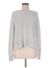Autumn Cashmere 100% Cotton Gray Pullover Sweater Size M - photo 1