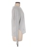 Autumn Cashmere 100% Cotton Gray Pullover Sweater Size M - photo 4