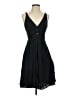 Express 100% Polyester Solid Black Cocktail Dress Size 4 - photo 1