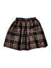 Crewcuts 100% Polyester Plaid Black Skirt Size 10 - photo 2