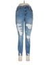 rue21 Hearts Blue Jeans Size 8 - photo 1