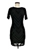Mimi Chica Chevron-herringbone Black Cocktail Dress Size M - photo 1