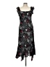 Jessica Paisley Black Casual Dress Size L (estimated) - photo 1