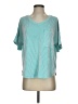 Altar'd State Teal Short Sleeve Turtleneck Size XS - photo 2