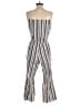 Tacera Stripes Gray Jumpsuit Size S - photo 2