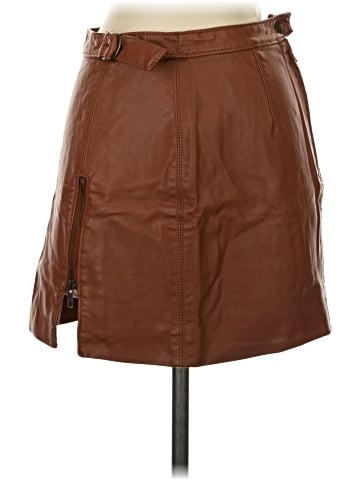 Free People Faux Leather Skirt (view 1)