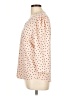 Adrianna Papell Polka Dots Tan 3/4 Sleeve Top Size L - photo 5